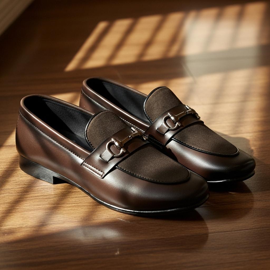 Brown Suede Touch Premium Loafer