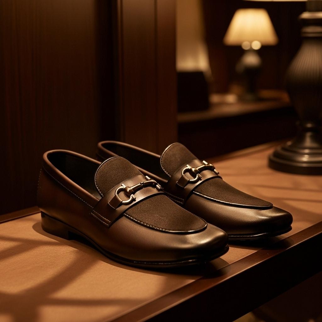 Brown Suede Touch Premium Loafer