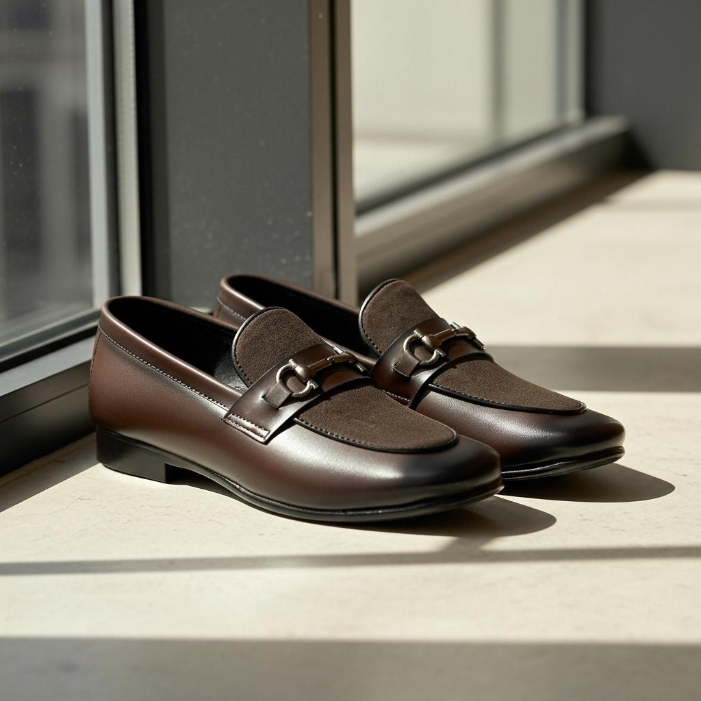 Brown Suede Touch Premium Loafer