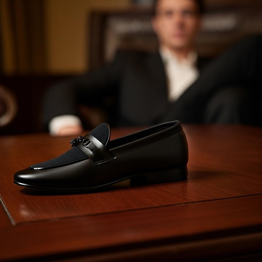 Black Suede Touch Premium Loafer