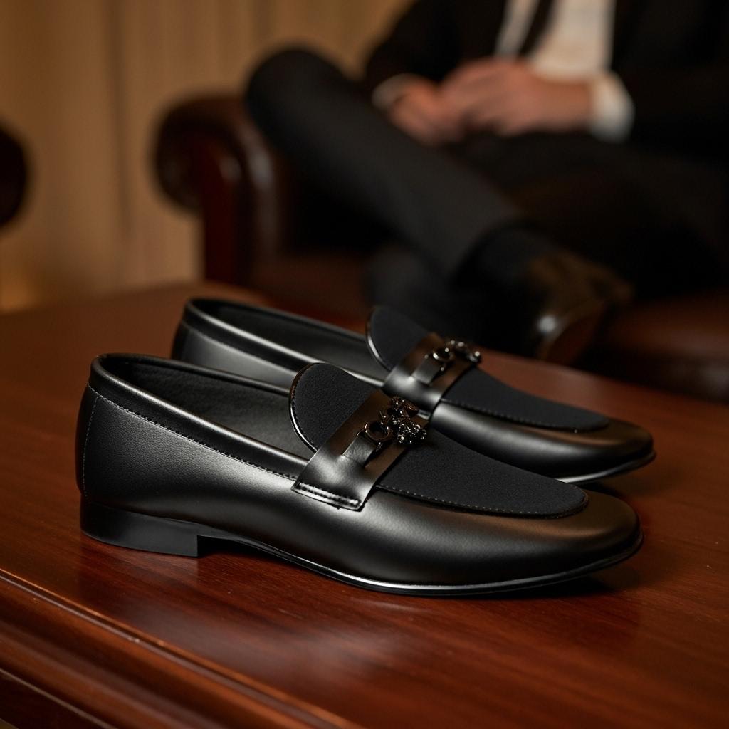Black Suede Touch Premium Loafer