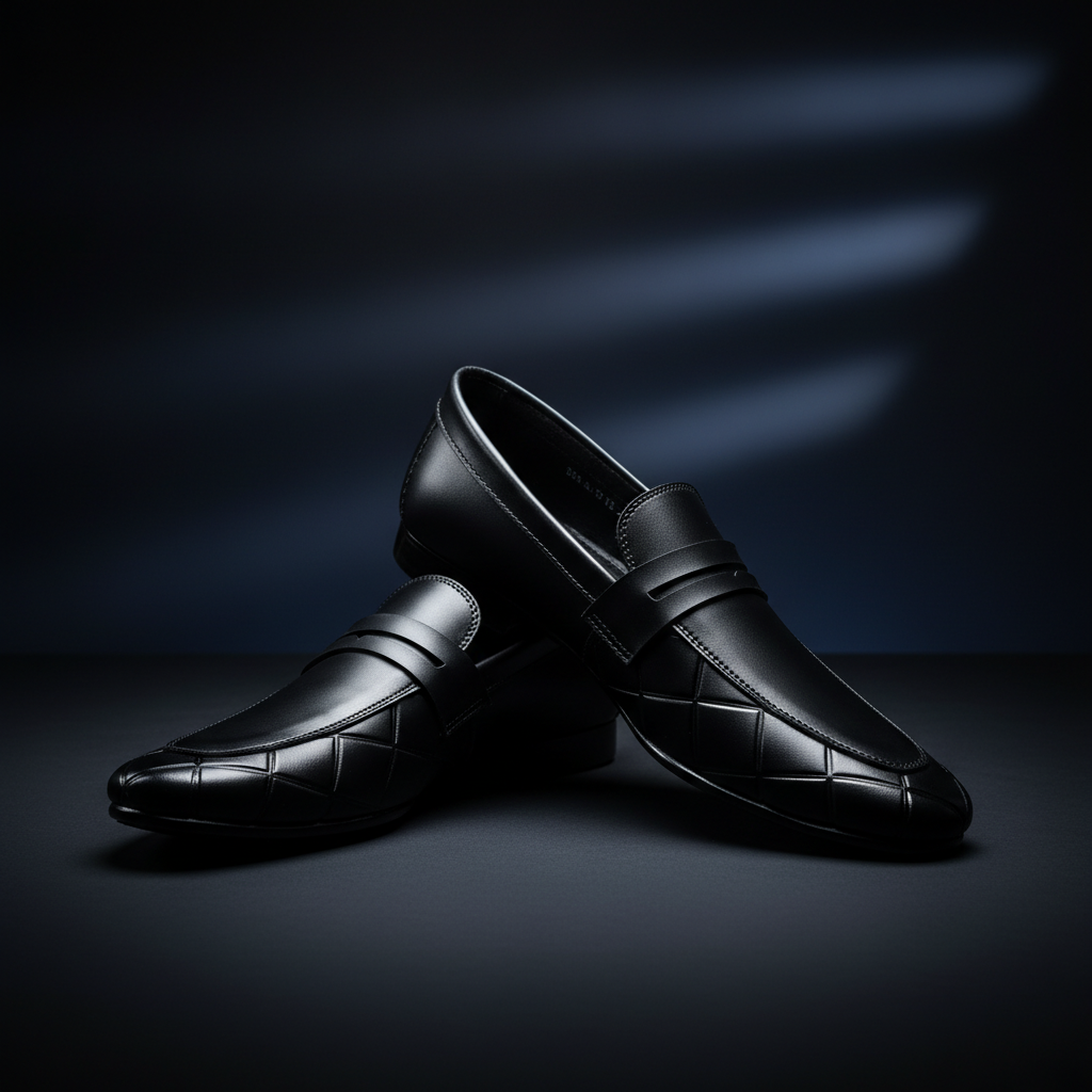 Sleek Black Formal Premium Handmade Loafer