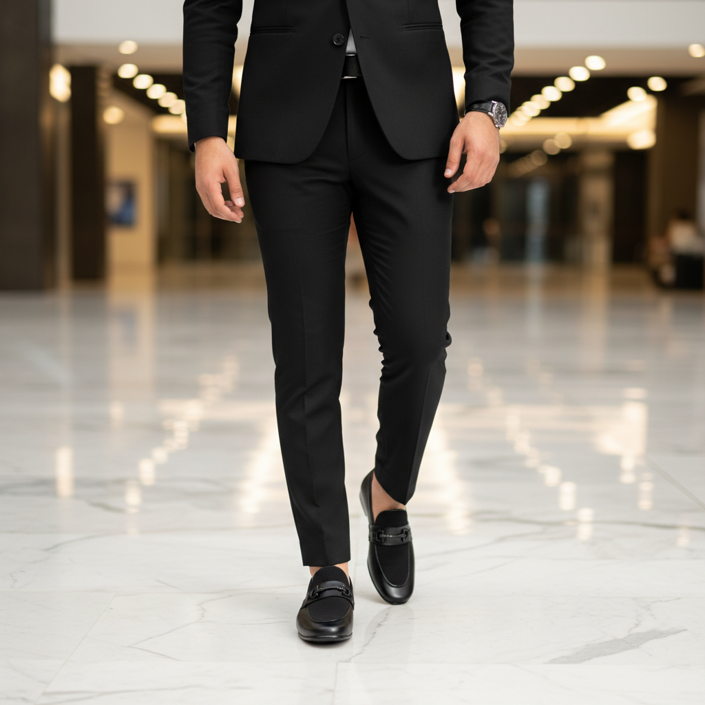 Black Suede Touch Premium Loafer
