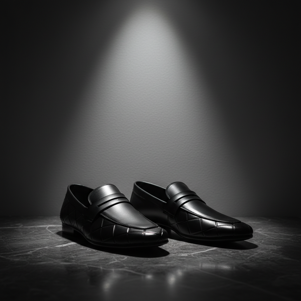 Sleek Black Formal Premium Handmade Loafer